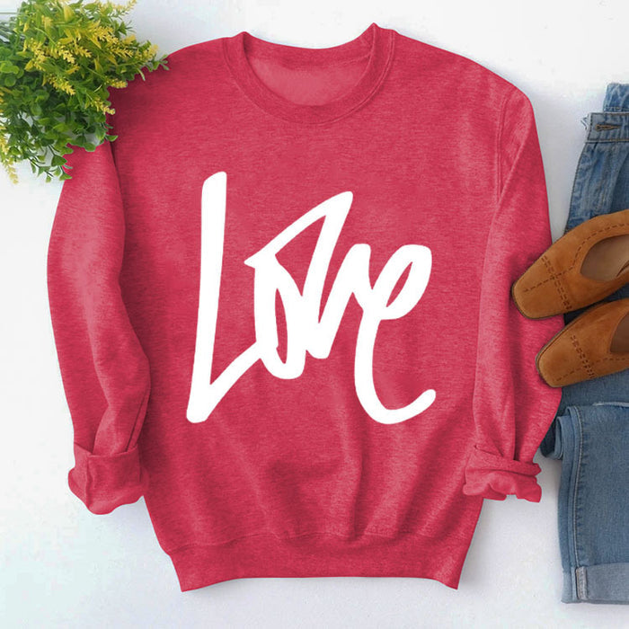 Red sweater (white font) / S