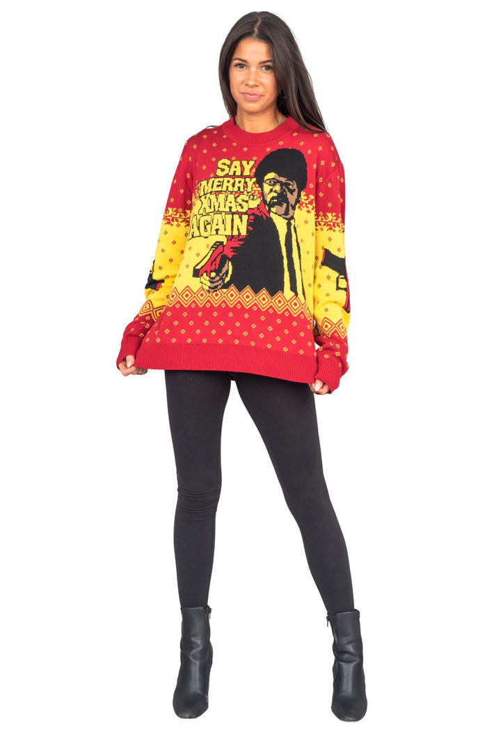 Pulp Fiction Merry Xmas Again Sweater