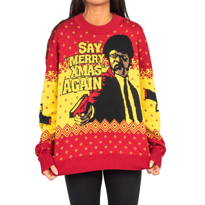 Pulp Fiction Merry Xmas Again Sweater