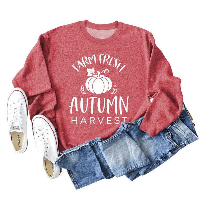 Red sweater (white font) / S