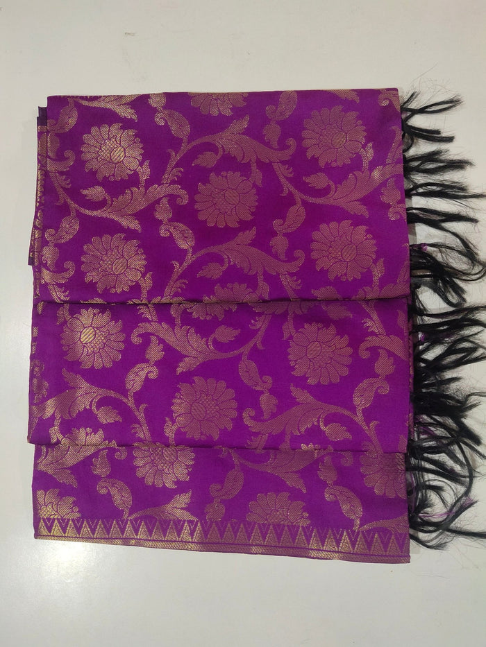 Pregnancy Purple Banarasi Dupatta