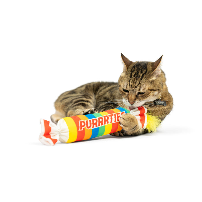 Packaged Purrrties Kicker Cat Toy.