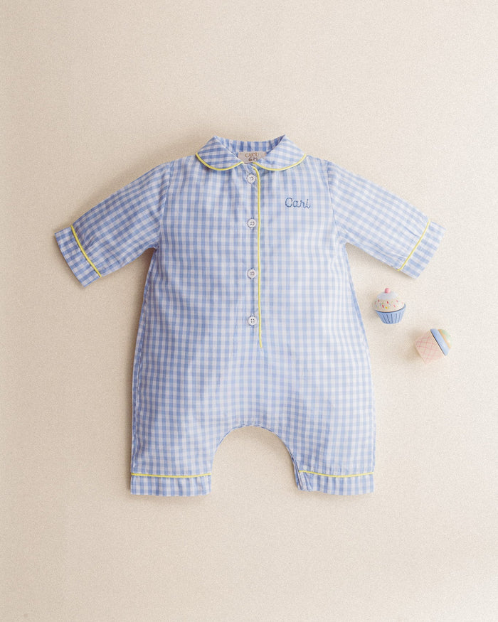 Pyjamas Vichy Blue - Baby
