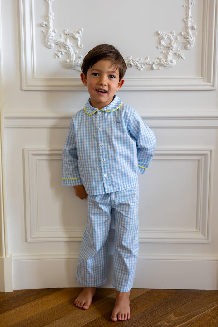 Pyjamas Vichy Blue - Boy