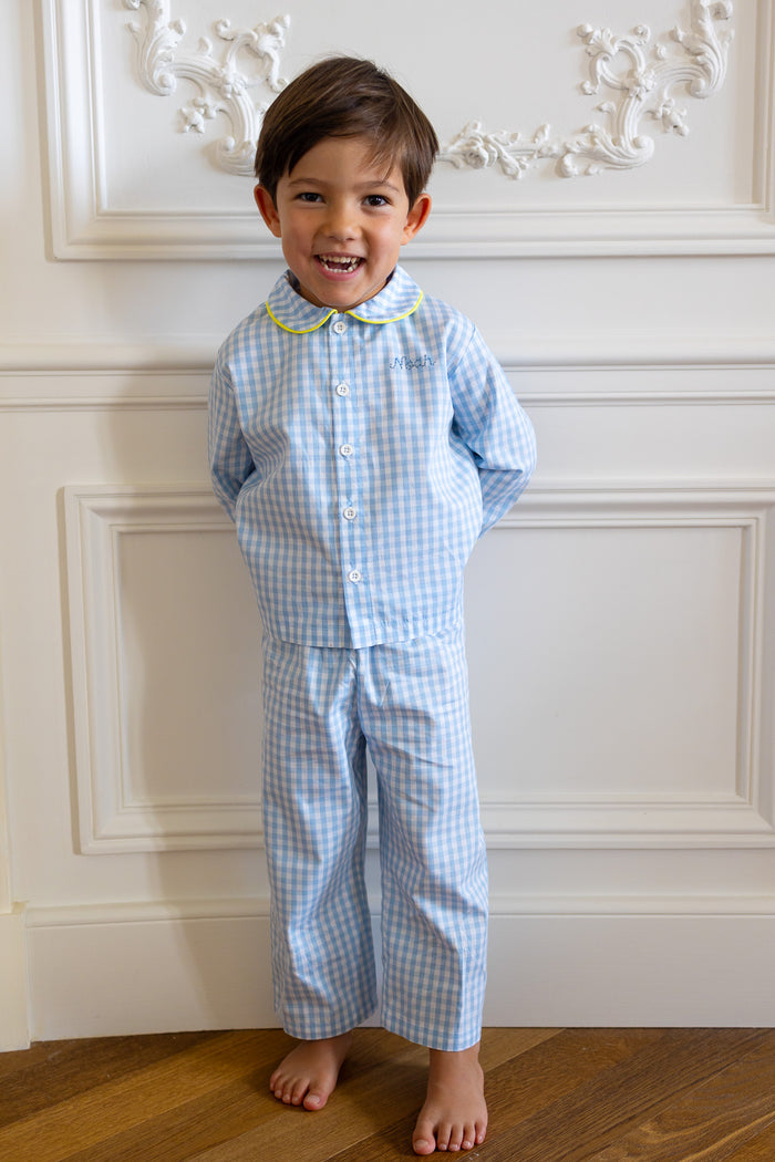 Pyjamas Vichy Blue - Boy