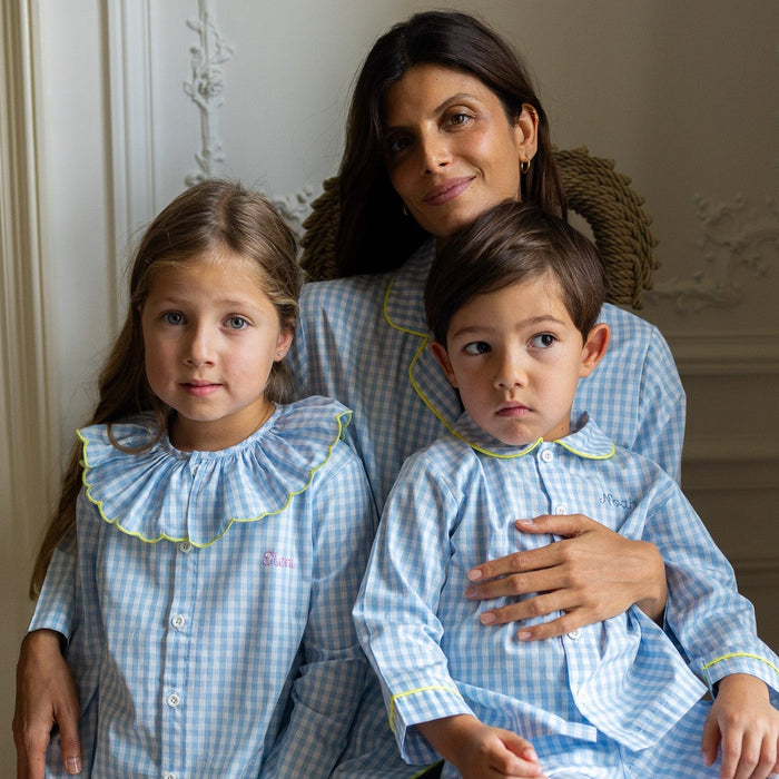 Pyjamas Vichy Blue - Boy
