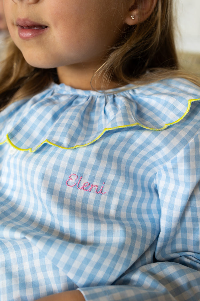 Pyjamas Vichy Blue - Girl