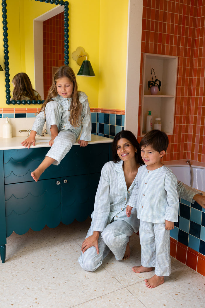Pyjamas Vichy Green - Woman