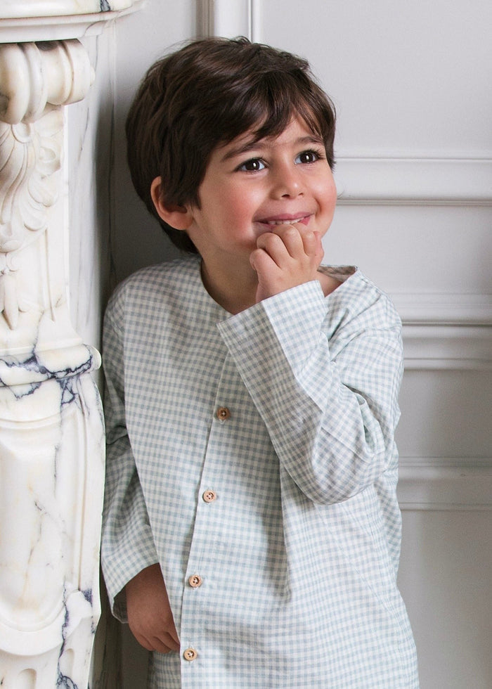 Pyjamas Vichy Green Boy