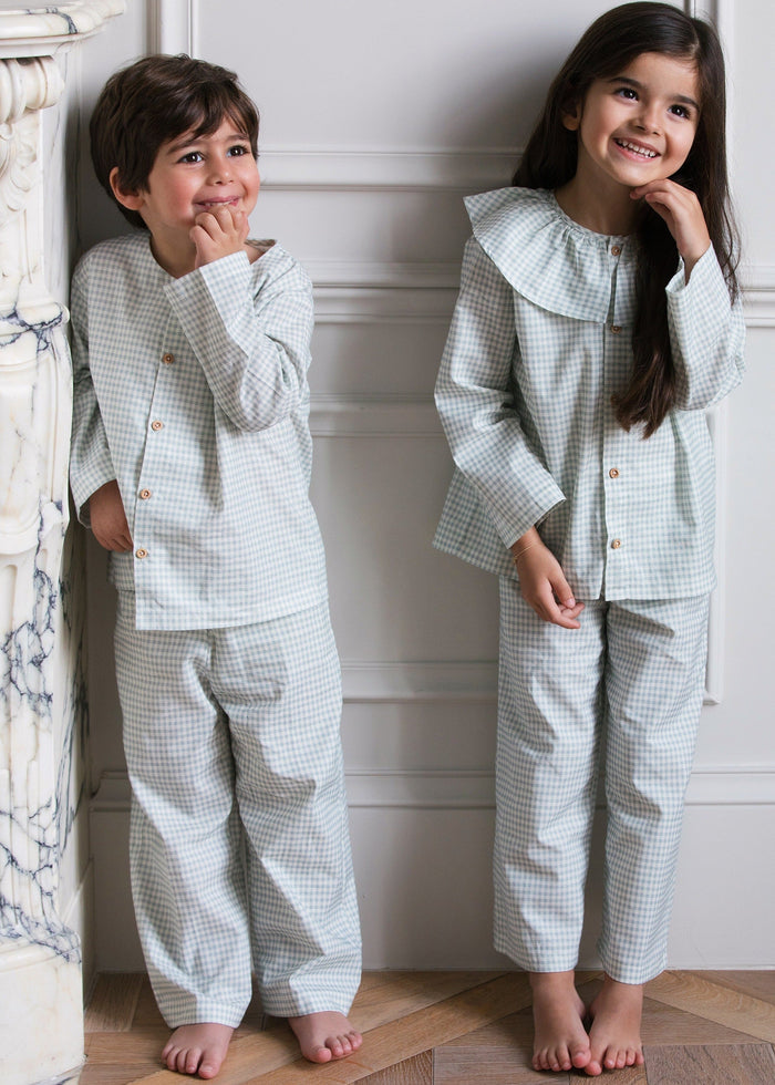 Pyjamas Vichy Green Boy