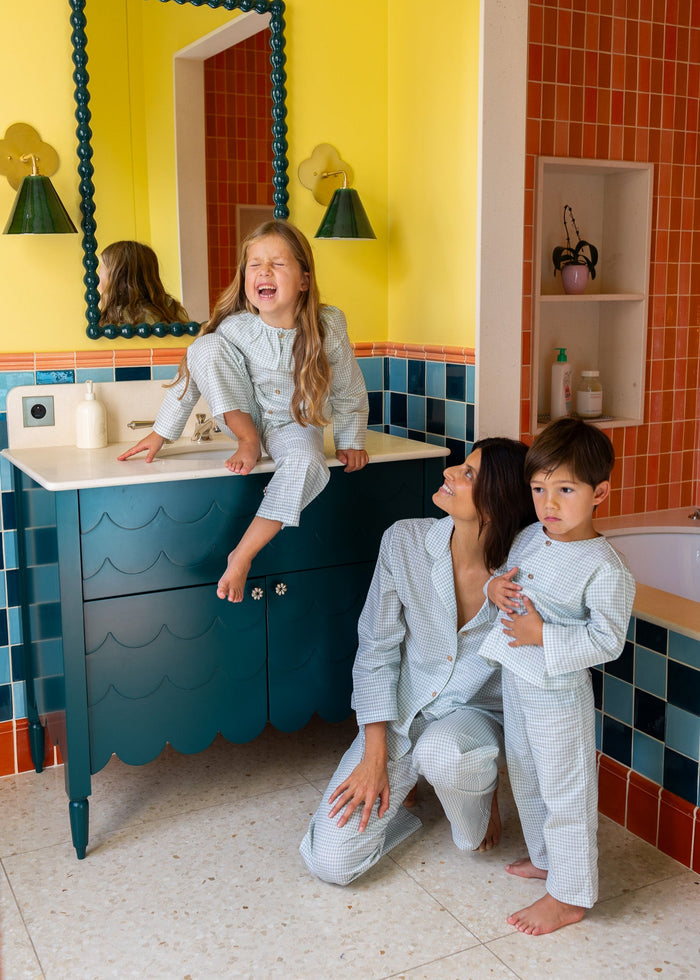Pyjamas Vichy Green Boy