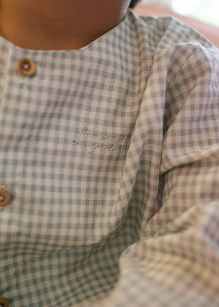 Pyjamas Vichy Green Boy