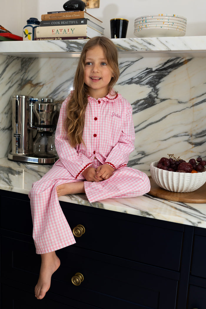Pyjamas Vichy Pink - Girl