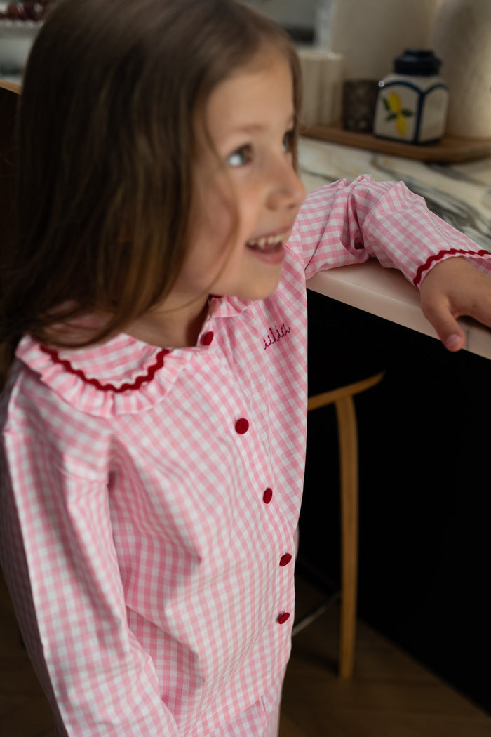 Pyjamas Vichy Pink - Girl
