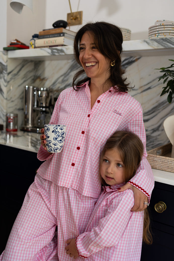 Pyjamas Vichy Pink - Girl