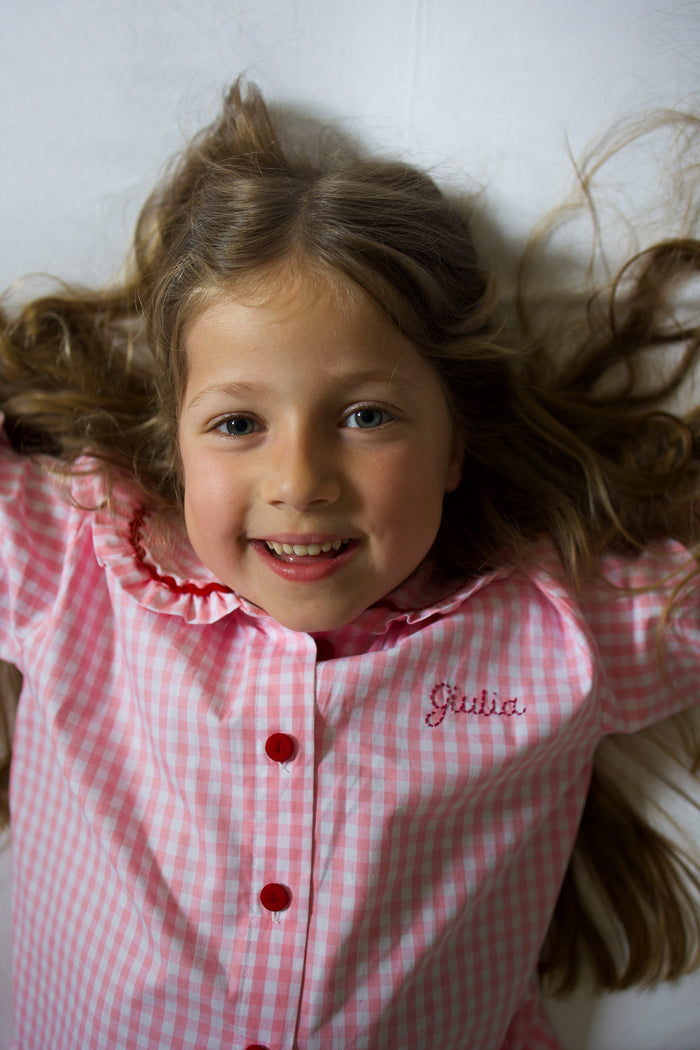 Pyjamas Vichy Pink - Girl