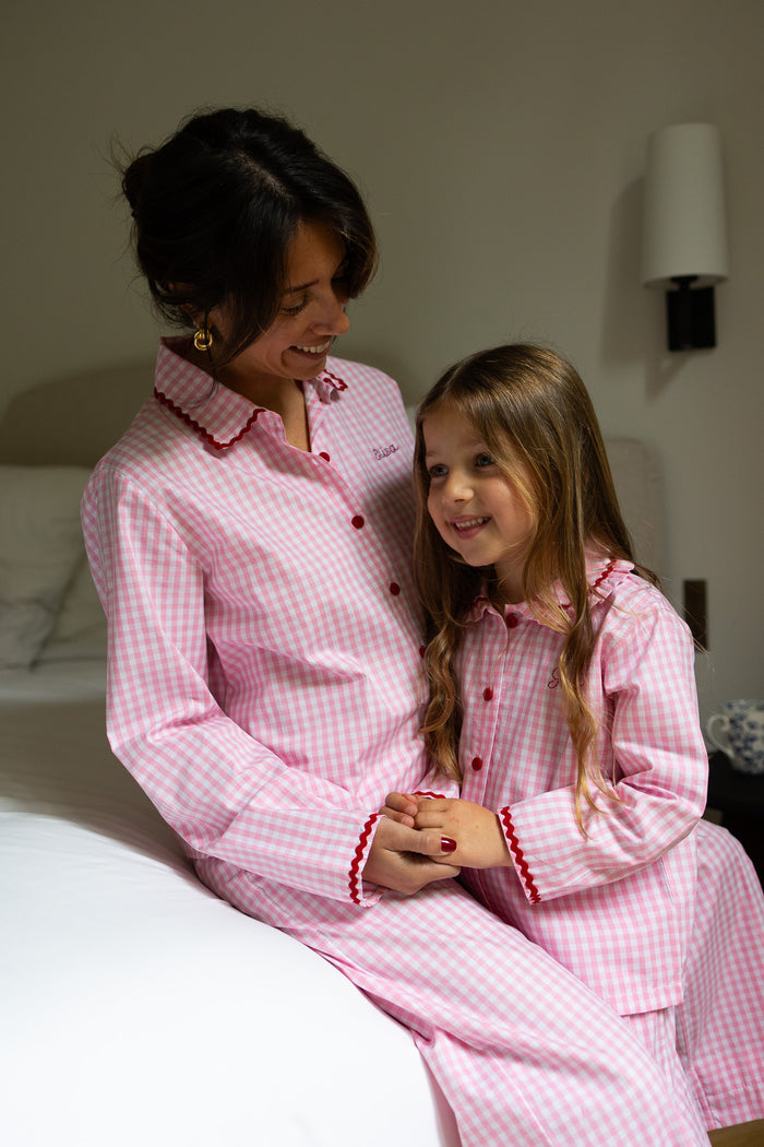 Pyjamas Vichy Pink - Woman