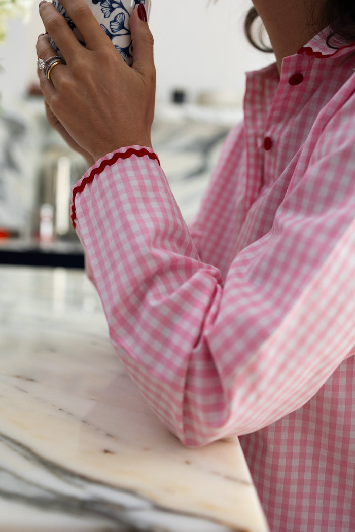Pyjamas Vichy Pink - Woman