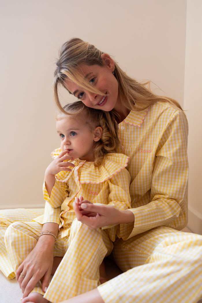 Pyjamas Vichy Yellow Vichy - Girl