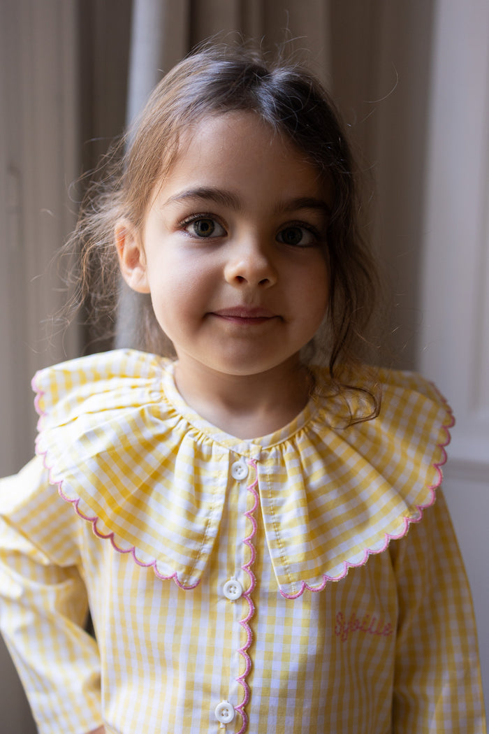 Pyjamas Vichy Yellow Vichy - Girl