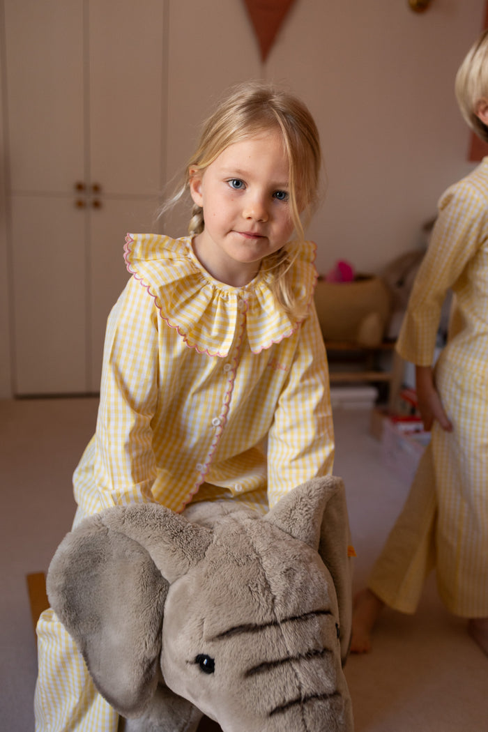 Pyjamas Vichy Yellow Vichy - Girl
