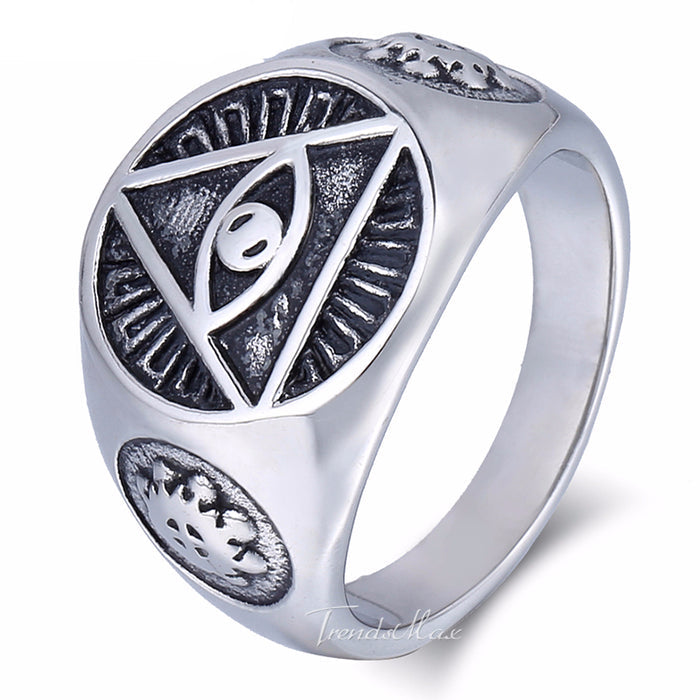 Pyramid Eye Ring