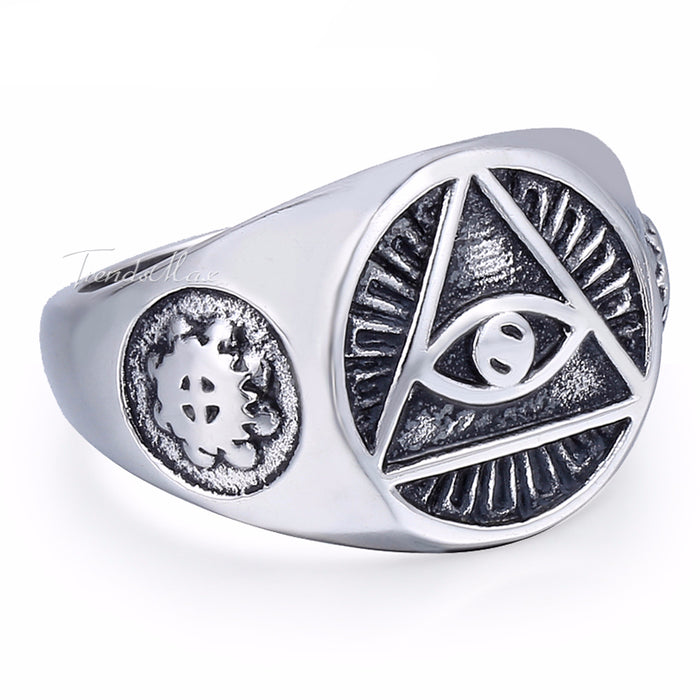 Pyramid Eye Ring