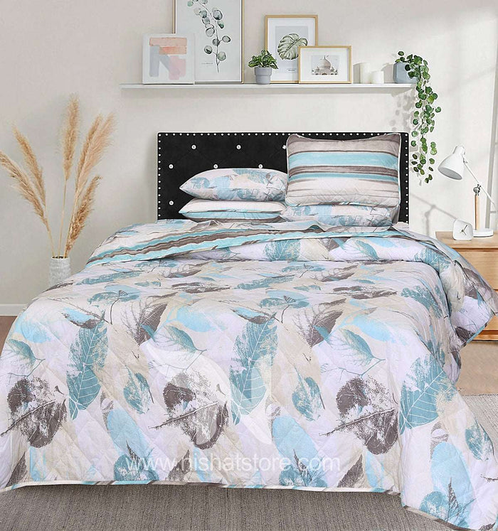 Quilted Comforter Set 4 Pcs Design 853 - Nishat Creative Store