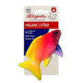 Packaged Rainbow Guppy Cat Toy.