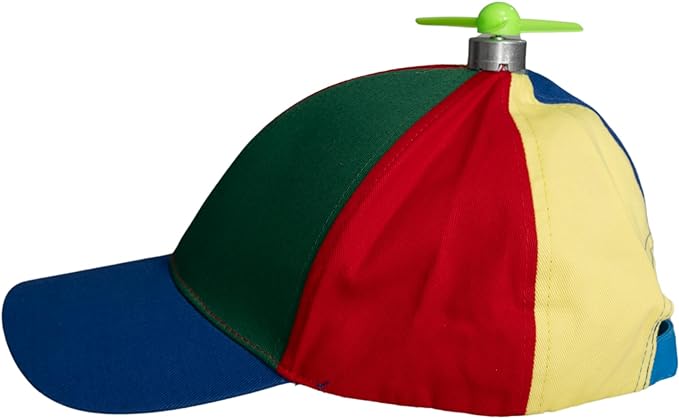 Rainbow Propeller Nerd Halloween Cosplay Costume Adjustable Hat - TVStoreOnline