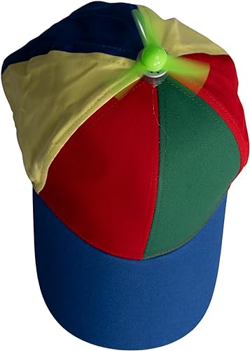 Rainbow Propeller Nerd Halloween Cosplay Costume Adjustable Hat - TVStoreOnline