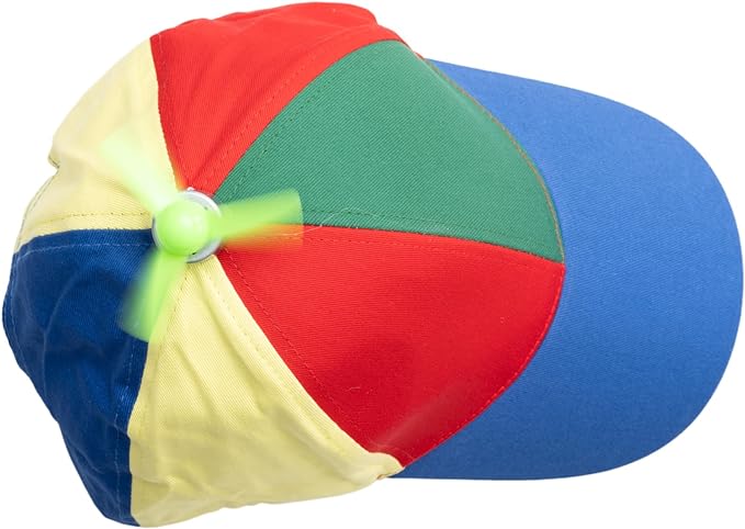 Rainbow Propeller Nerd Halloween Cosplay Costume Adjustable Hat - TVStoreOnline