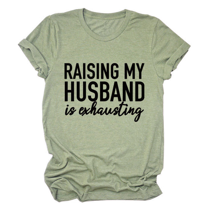 Olive green (black font) / S