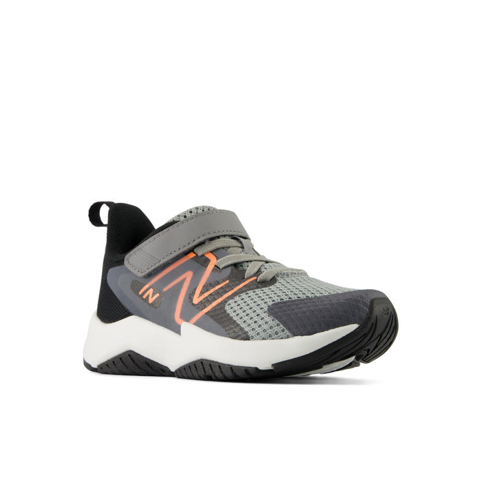 RAV v2 Hook & Loop - Slate Grey with Black and Tangerine Heat - Little Kids