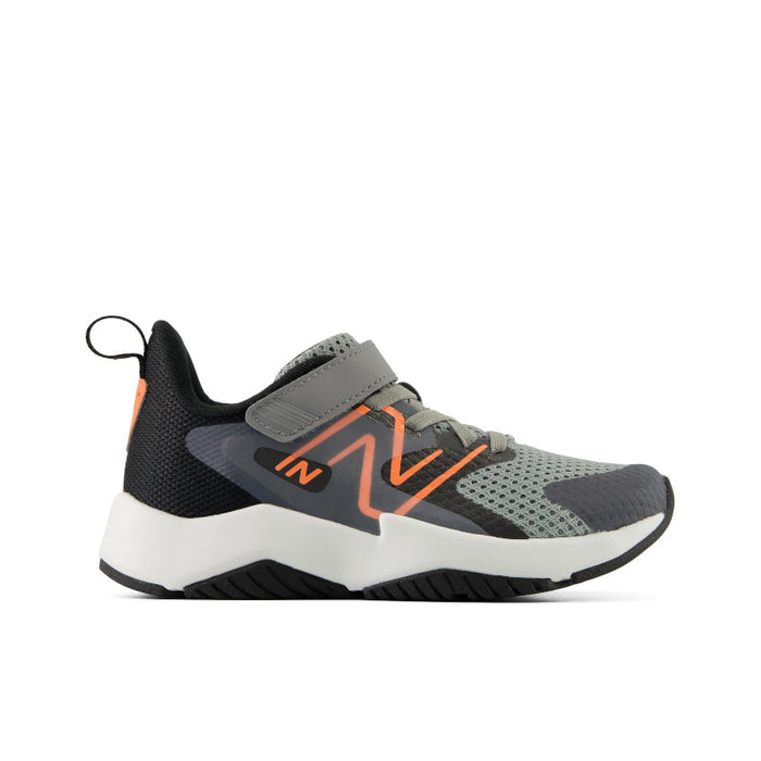 RAV v2 Hook & Loop - Slate Grey with Black and Tangerine Heat - Little Kids