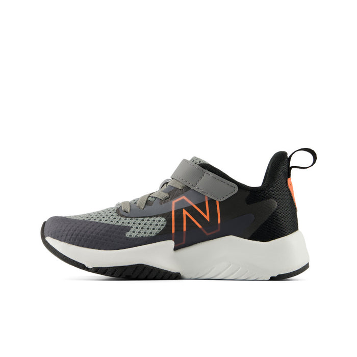 RAV v2 Hook & Loop - Slate Grey with Black and Tangerine Heat - Little Kids