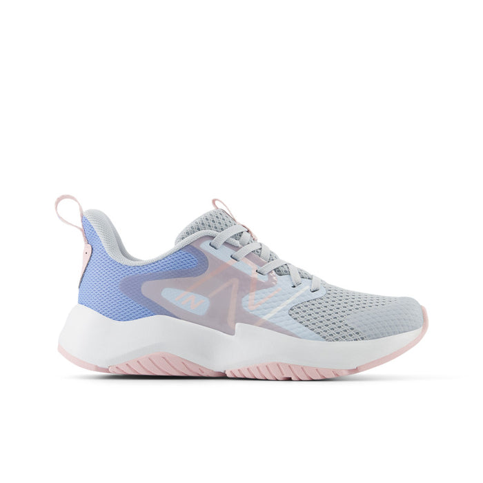 Rave Run v2 - Bright Sky with Granite and Rose Sugar - Big Kids