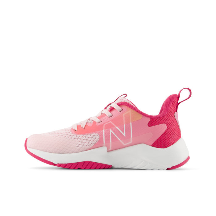Rave Run v2 - Rose Sugar with Carnival Pink and Signal Pink - Little Kids