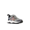 Rave Run v2 Bungee Lace with Top Strap - Slate Grey with Black and Tangerine Heat - Toddlers