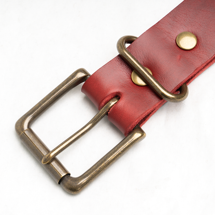 Red Leather Belt