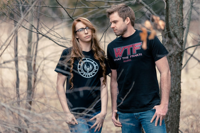 Red Logo What The Frack Adult Unisex Gift Idea T-Shirt