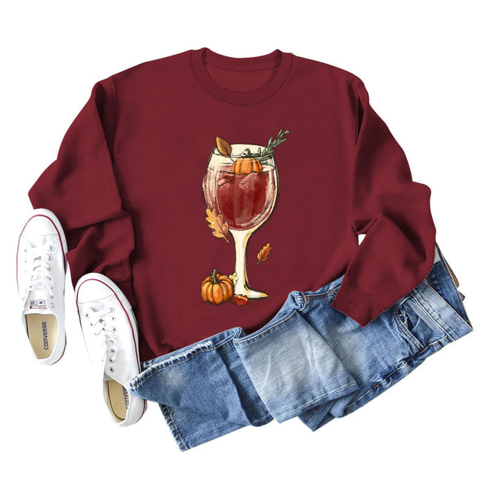 Wine red sweater (color picture) / S