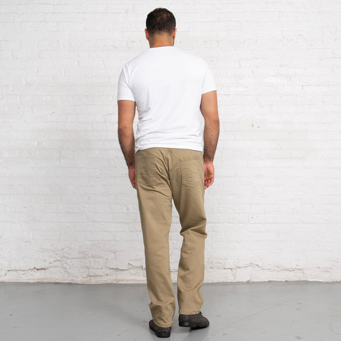 Relaxed Fit Khaki Stretch Denim New