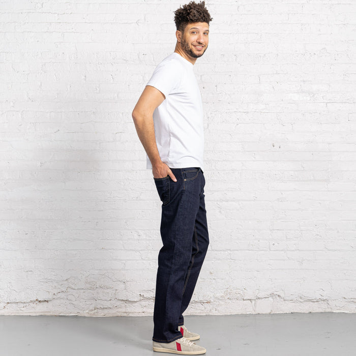 Relaxed Fit Dark Dark 10oz Stretch Denim