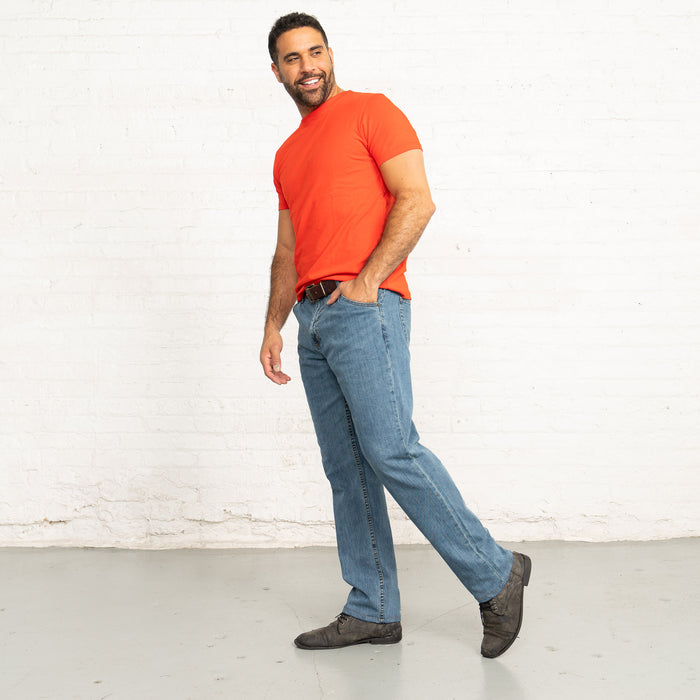Relaxed Fit Light Wash