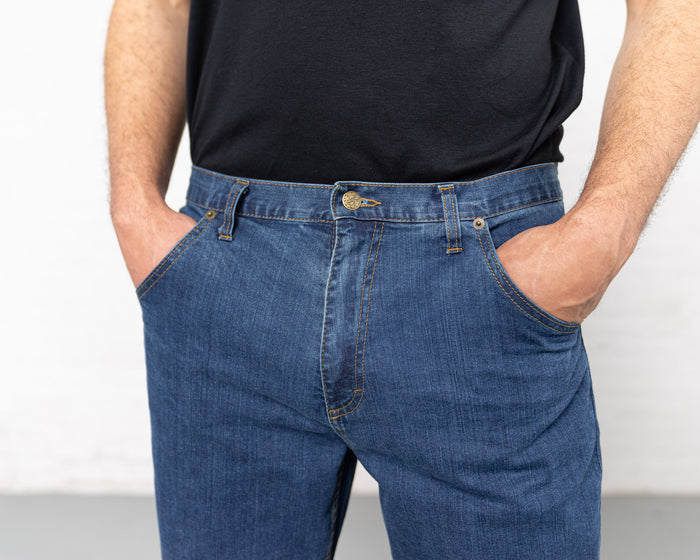 Relaxed Fit Medium Stretch Denim