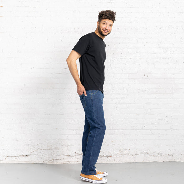 Relaxed Fit Medium Stretch Denim