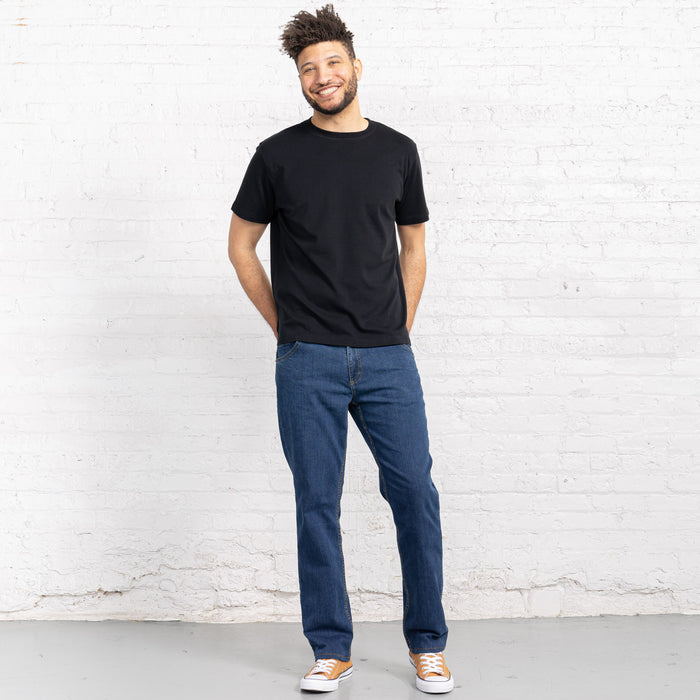Relaxed Fit Medium Stretch Denim