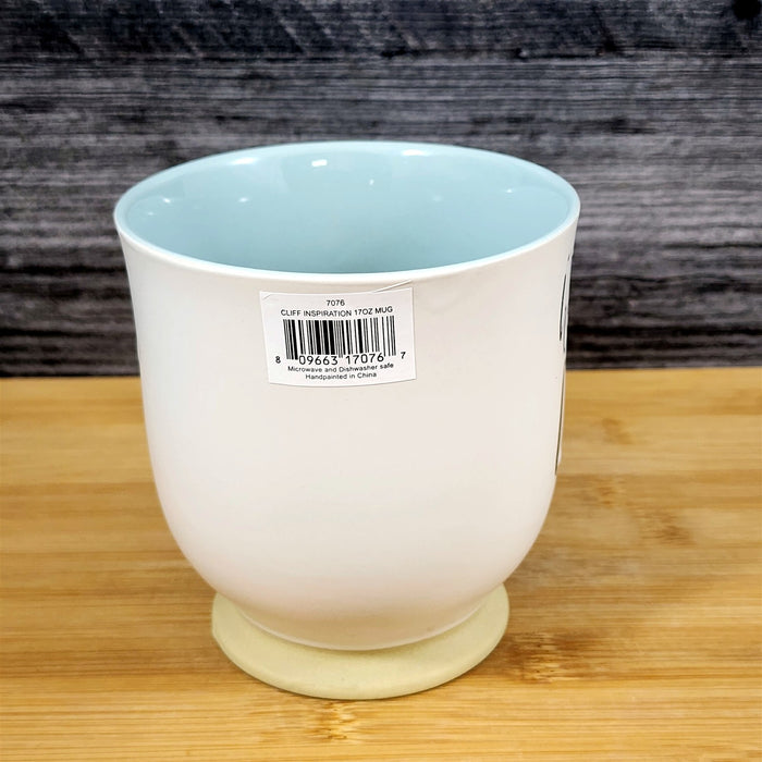 Religious Hosea 12:5 Inspiration Coffee Mug 17oz Embossed Tea Cup Blue Sky
