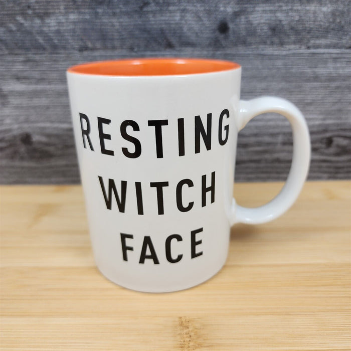 Resting Witch Face Coffee Mug Humor Tea Cup Witty Design Gift for Her Sassy 16oz